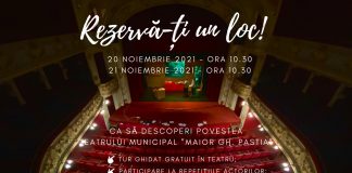 Zilele Porților Deschise la Teatrul Municipal ”Mr. Gh. Pastia” Focșani