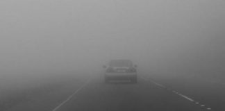 Cod galben de ceață în zona de câmpie