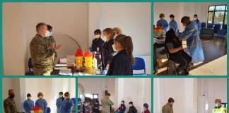 Cadrele Spitalului Militar Focșani au vaccinat împotriva COVID-19 oamenii din Vizantea-Livezi