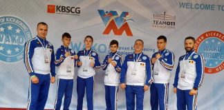 Antrenorul focșănean Adrian Dochioiu, succes european cu tinerii sportivi din lotul național de Kickboxing