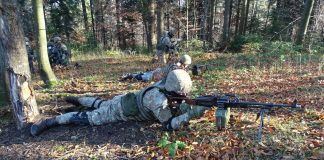 Exerciții complexe ale infanteriștilor vrânceni, la Soveja