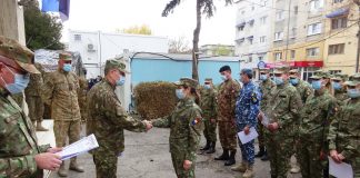Cadrele Spitalului Militar Focșani și-au încheiat misiunea la Spitalul Modular de la Lețcani