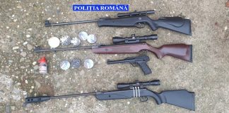 ”Recolta” perchezițiilor din dosarul contrabandei cu arme și muniții: oamenii legii au ridicat 88 de arme neletale