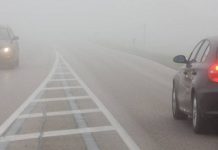 Cod galben de ceață, din nou, în bună parte din județ