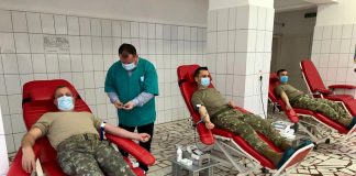 Militarii Batalionului 288 Apărare Antiaeriană au donat sânge