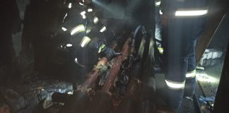 Incendiu la subsolul unui bloc din Focșani