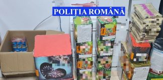 FOTO VIDEO Peste 1.300 de kilograme de articole pirotehnice au fost confiscate de poliţişti