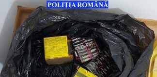 Peste o tonă și jumătate de materiale pirotehnice confiscate în cadrul acțiunii „Foc de artificii”