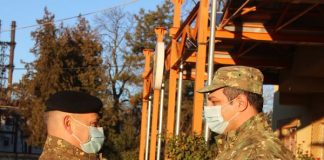 Șeful Detașamentului Antiaeriană care a fost în misiune în Polonia, avansat în grad