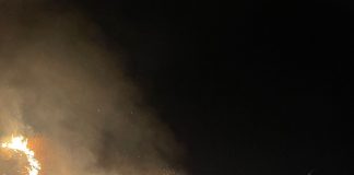 VIDEO Săptămâna s-a încheiat cu un nou foc de vegetație la Dumitrești