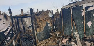Apel umanitar pentru ajutoarea unei familii din Bordești, care a rămas fără casă în urma unui incendiu