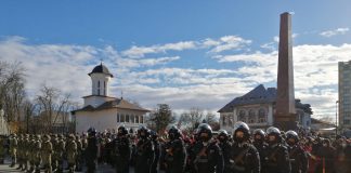 Măsuri de ordine asigurate de jandarmi pe 24 ianuarie