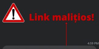 Atenție la atacurile cu link-uri maliţioase propagate prin mesaje pe reţelele social media, cu textul „seamănă cu tine”, „apari în acest video”!