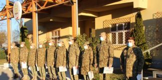 Voluntarii INVICTUS din cadrul Brigăzii 282 Focșani, premiați de Statul Major al Apărării