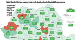 Vrancea, pe locul 10 din coadă în privința salariilor