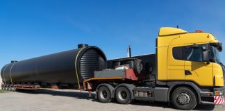 Un transport agabaritic va traversa județul Vrancea, la noapte