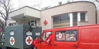Crucea Roșie Vrancea a trimis primul transport umanitar către Ucraina/ Destinația, Cernăuți