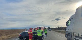 Două persoane rănite în accidentul de pe E85