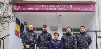 FOTO Polițiștii au dat startul unei noi campanii de donare de sânge