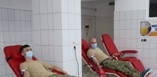 Militarii Brigăzii 282 ”Unirea Principatelor” Focșani au donat sânge pentru răniții războiului din Ucraina