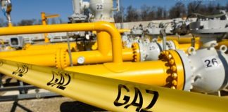 Procentul de înmagazinare a gazelor naturale în depozitele naţionale a depăşit 80%