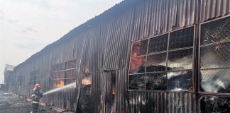 ULTIMA ORĂ VIDEO-FOTO Mobilizare a pompierilor focșăneni pentru stingerea focului de la Podul Zamfirei