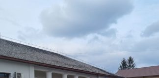 FOTO Un șofer ”avid” de istorie a trecut cu mașina prin gard și a aterizat în fața muzeului din Vidra