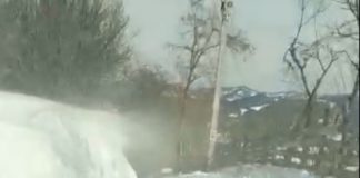 VIDEO Iarna nu se dă dusă la Spulber
