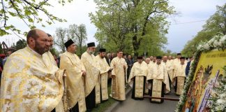Procesiune de Florii, astăzi, în Focșani