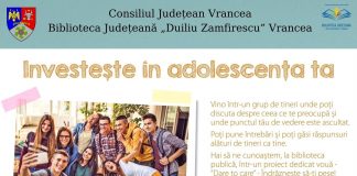 Proiectul „Dare To Care” – „Îndrăznește să îți pese”, dedicat adolescenților