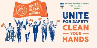 Ziua Mondială a Igienei Mâinilor, în Piața Unirii din Focșani