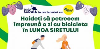 Bicicliștii sunt așteptați duminică la Suraia, la o plimbare prin Lunca Siretului