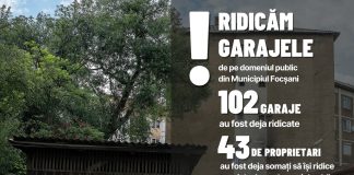 Primăria Focșani anunță că va ridica și garajele de pe Str. Cuza Vodă