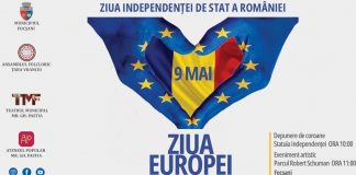 Manifestări la Focșani, de Ziua Independenței și Ziua Europei