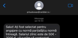 Românii continuă să fie vizaţi de mesaje cu oferte false de angajare, special create de infractorii cibernetici / Noile mesaje, distribuite în special pe Telegram
