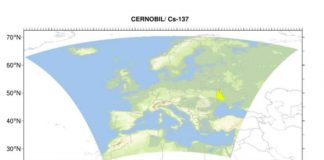 Cum se va deplasa norul de fum dinspre Cernobîl, în aceste zile