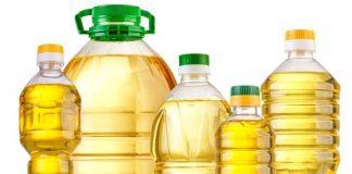 Ulei alimentar uzat în schimbul unei sticle de ulei de floarea soarelui