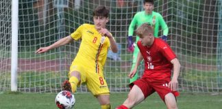 Fotbal: Focșăneanul Vlad Lambru a marcat un gol pentru România U15