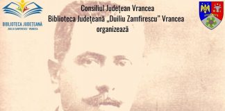 Biblioteca Județeană Vrancea îl comemorează pe Duiliu Zamfirescu, la 100 de ani de la trecerea în nemurire