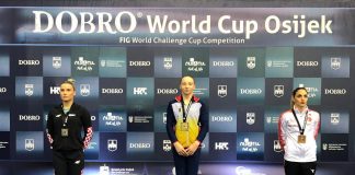 Aur și bronz pentru gimnasta focșăneană Ana Maria Bărbosu la un concurs de Cupa Mondială