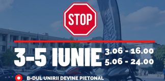 Bulevardul Unirii se închide de vineri după amiază și până duminică