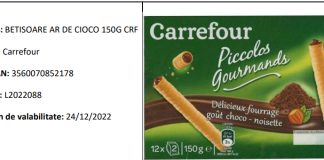 Rețeaua Carrefour a retras un produs de pe rafturi