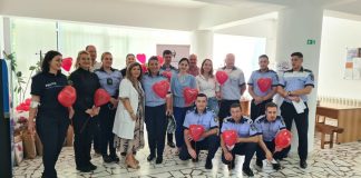 De Ziua Donatorului de Sânge, polițiștii vrânceni au mers în echipă la Centrul de Transfuzie Sanguină