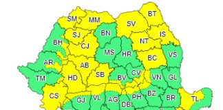 Cod galben de instabilitate atmosferică pentru zona de munte a județului