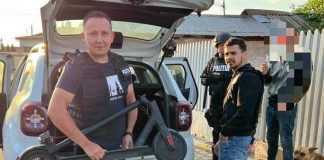 Percheziție acasă la un tânăr din Focșani care a furat o trotinetă electrică