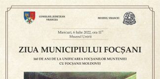 Ziua Municipiului Focșani, sărbătorită și la Muzeul Vrancei