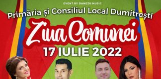 Locuitorii comunei Dumitrești vor petrece la sfârșitul săptămânii