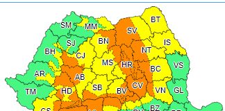 Vrancea, sub amenințări de instabilitate atmosferică, dar și de disconfort termic