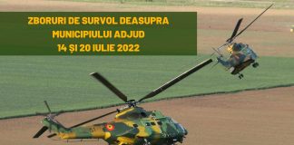Elicopterele militare vor survola și municipiul Adjud