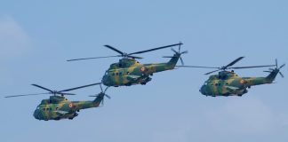Elicopterele militare vor brăzda cerul Focșaniului